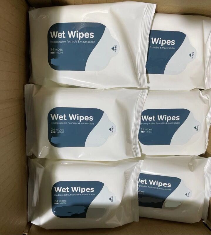 مناديل مبللة قابلة للغسيل