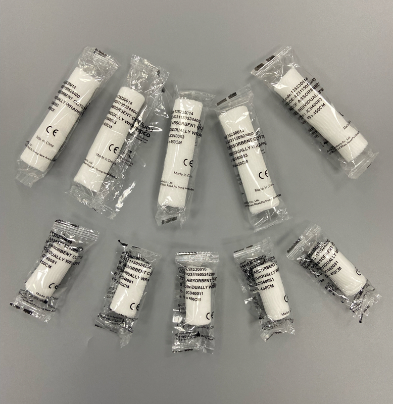 ضمادة شاش من القطن الماص